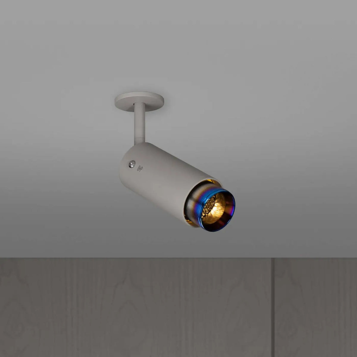 Spot de plafond orientable en saillie sur bras, aluminium, multicolore