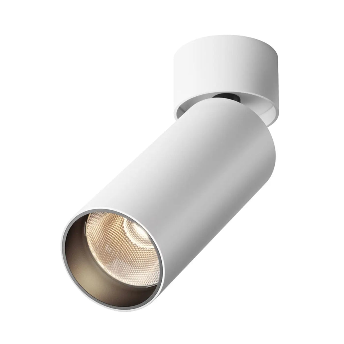 Spot LED orientable à tête cylindrique en acier, 12 W