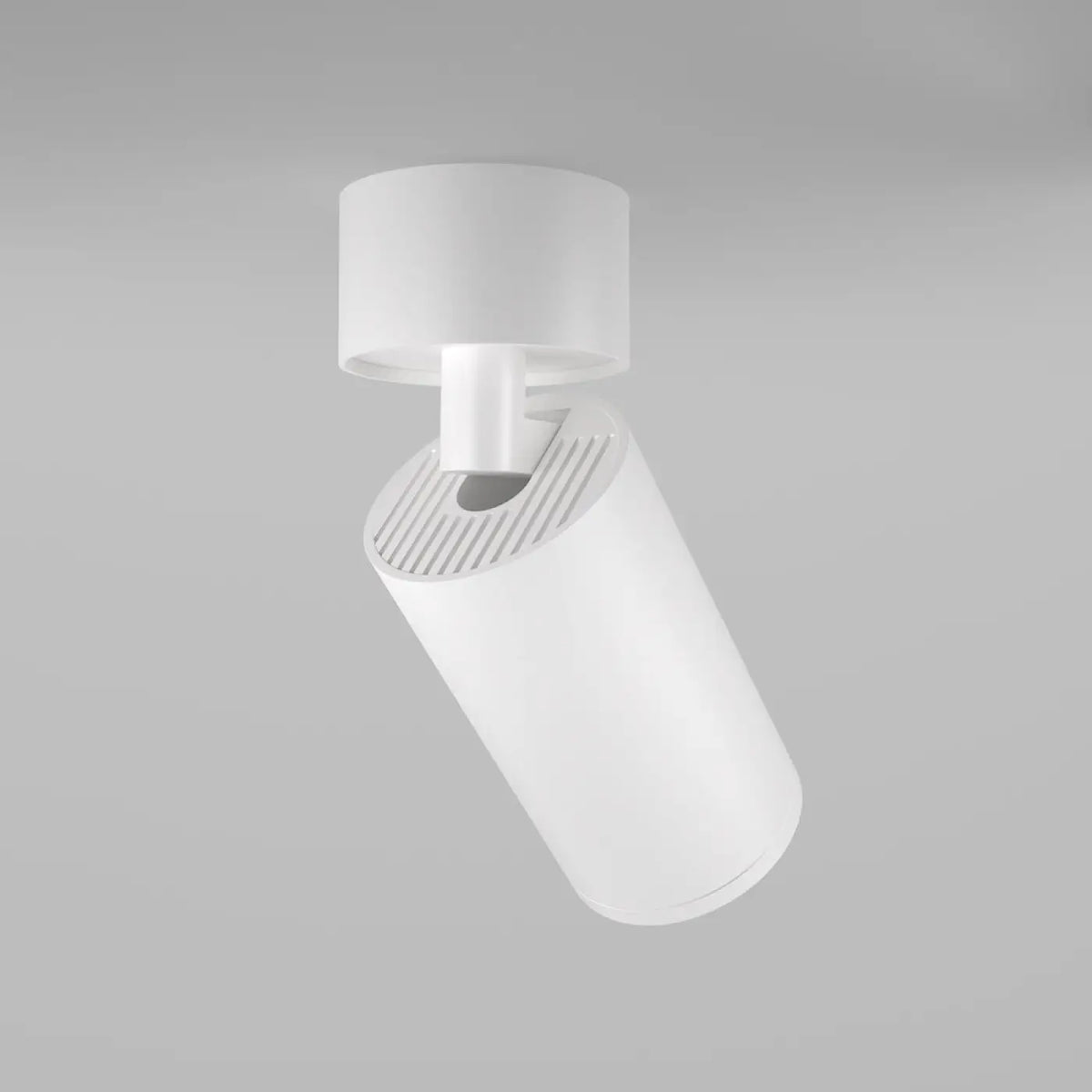 Petit spot projecteur orientable en acier, culot GU10