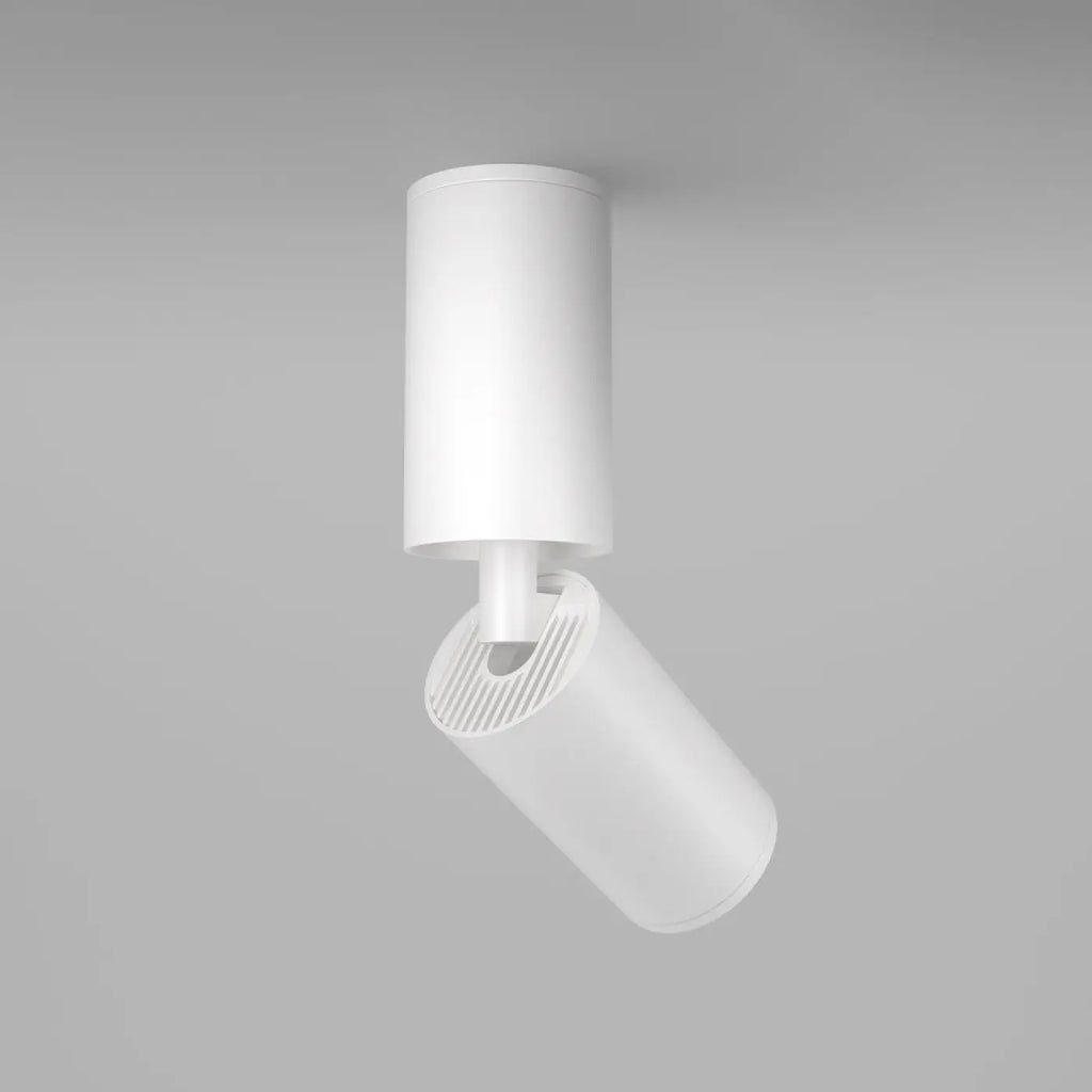 Spot de plafond orientable sur tige en acier, culot GU10