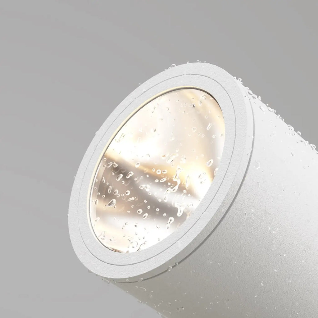 Spot extérieur LED à piquer en aluminium, tête orientable, IP65