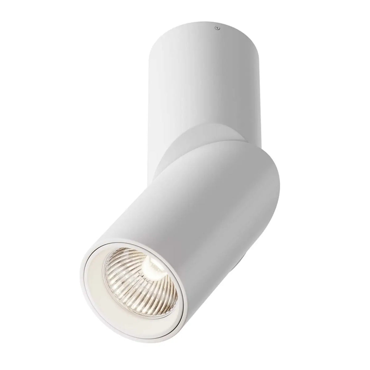 Spot LED en saillie, tube orientable en aluminium, 3000K ou 4000K, blanc