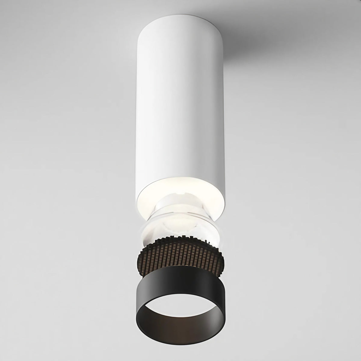 Spot LED en saillie cylindre aluminium, 12 W, 3000 ou 4000 K