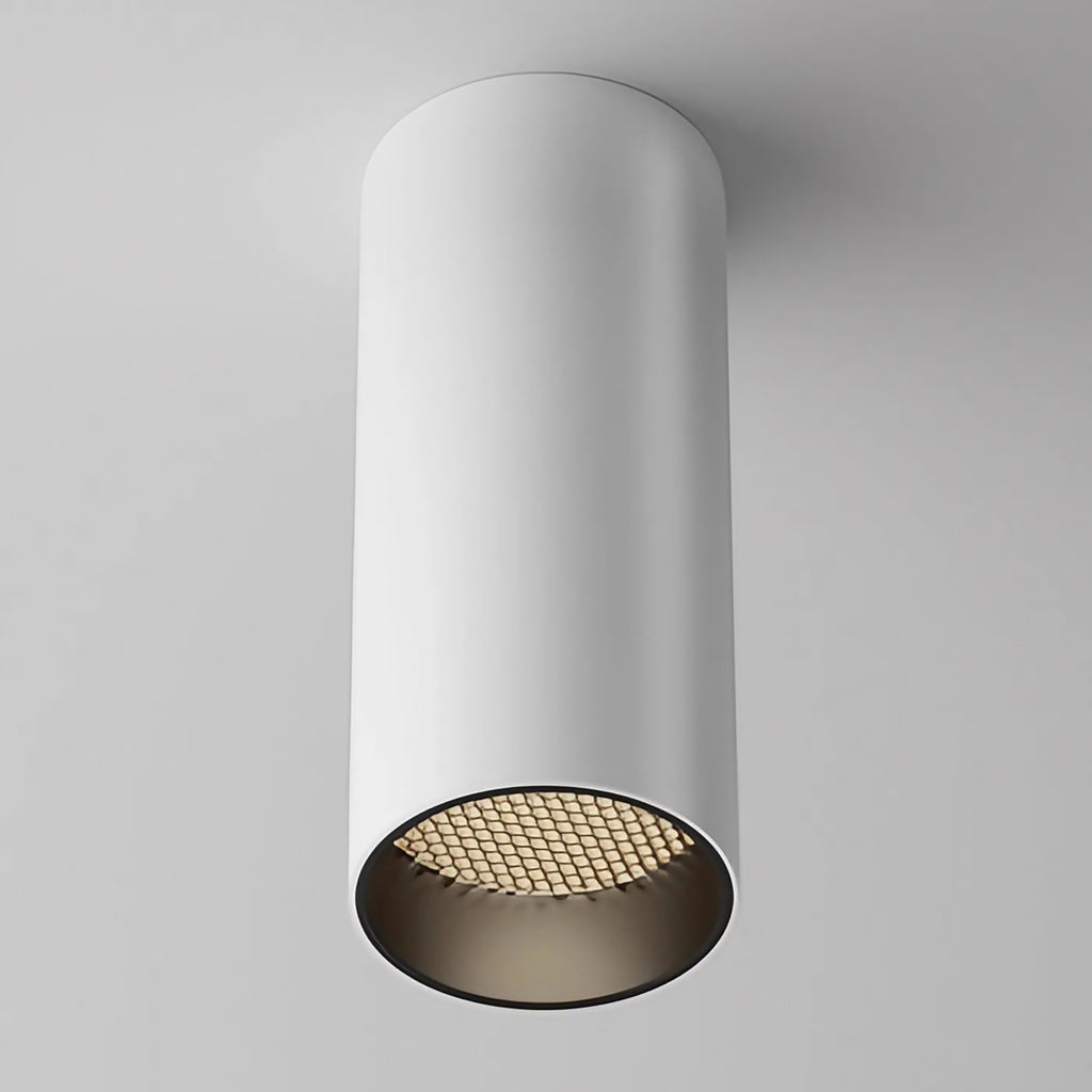 Spot LED en saillie cylindre aluminium, 12 W, 3000 ou 4000 K