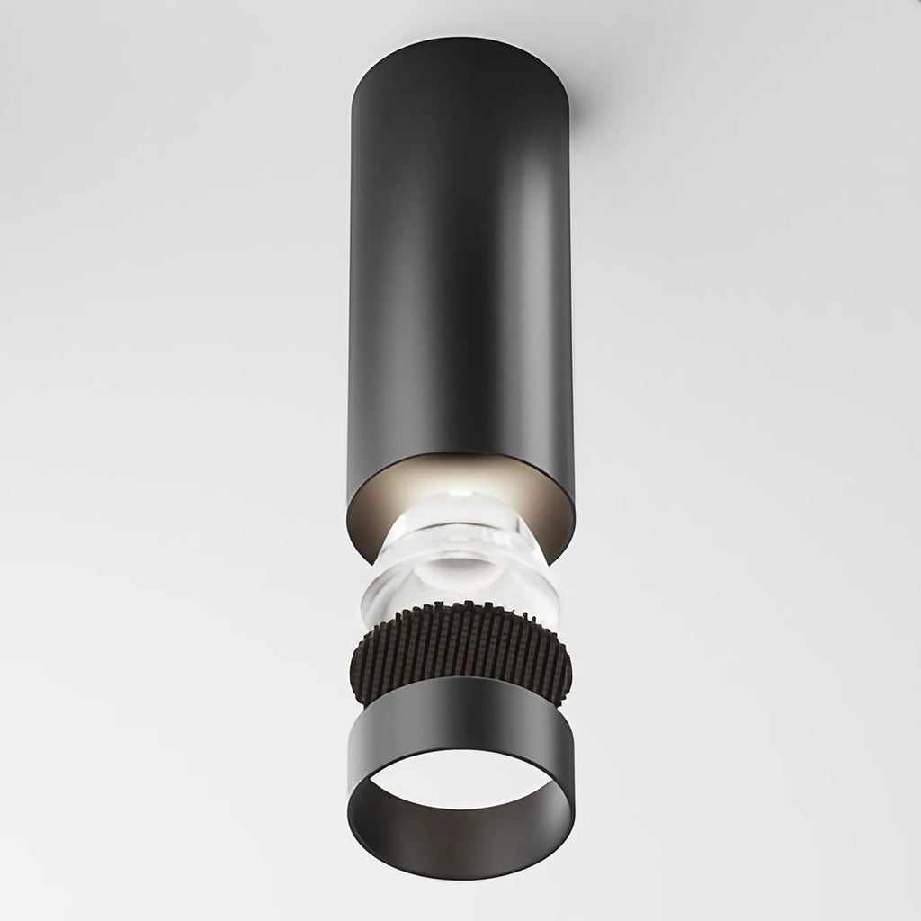 Spot LED en saillie cylindre aluminium, 12 W, 3000 ou 4000 K