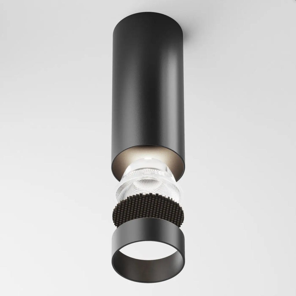 Spot LED en saillie cylindre aluminium, 12 W, 3000 ou 4000 K