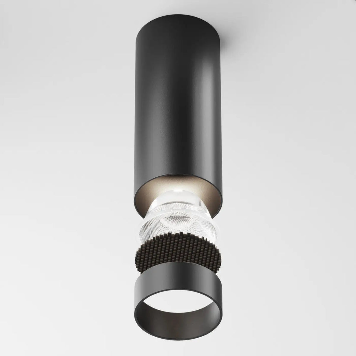Spot LED en saillie cylindre aluminium, 12 W, 3000 ou 4000 K