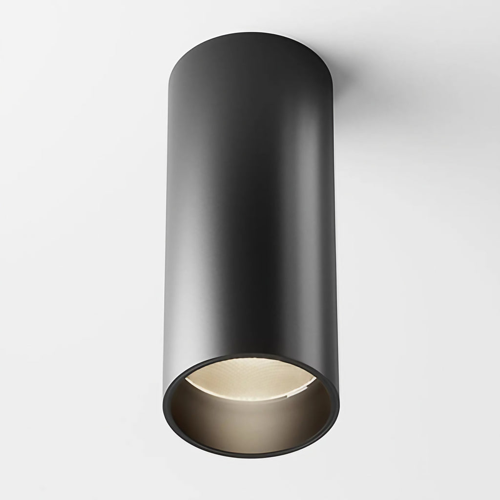Spot LED en saillie cylindre aluminium, 12 W, 3000 ou 4000 K, noir