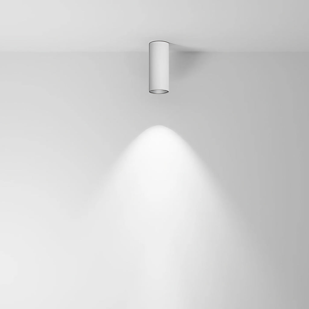 Spot LED en saillie cylindre aluminium, 12 W, 3000 ou 4000 K