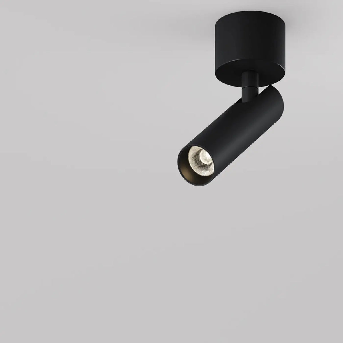 Spot en saillie LED tube ultra-fin, aluminium, 17 ou 34 cm, noir