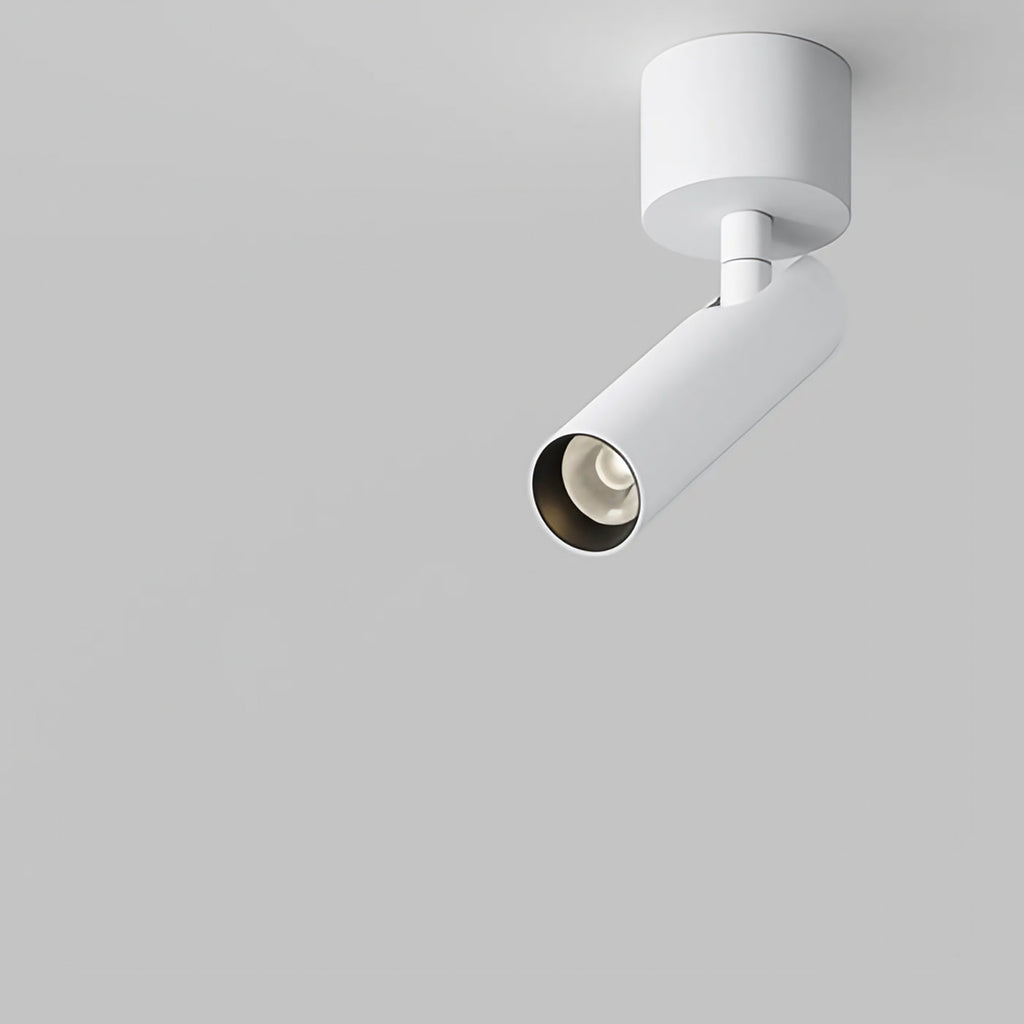 Spot en saillie LED tube ultra-fin, aluminium, 17 ou 34 cm, blanc