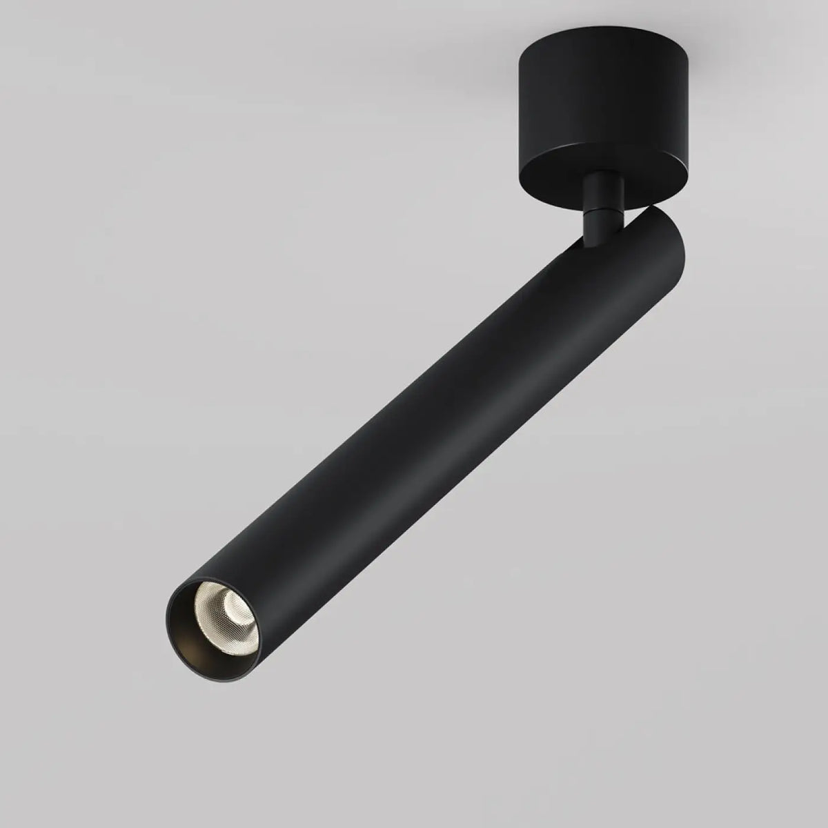 Spot en saillie LED tube ultra-fin, aluminium, 17 ou 34 cm, noir