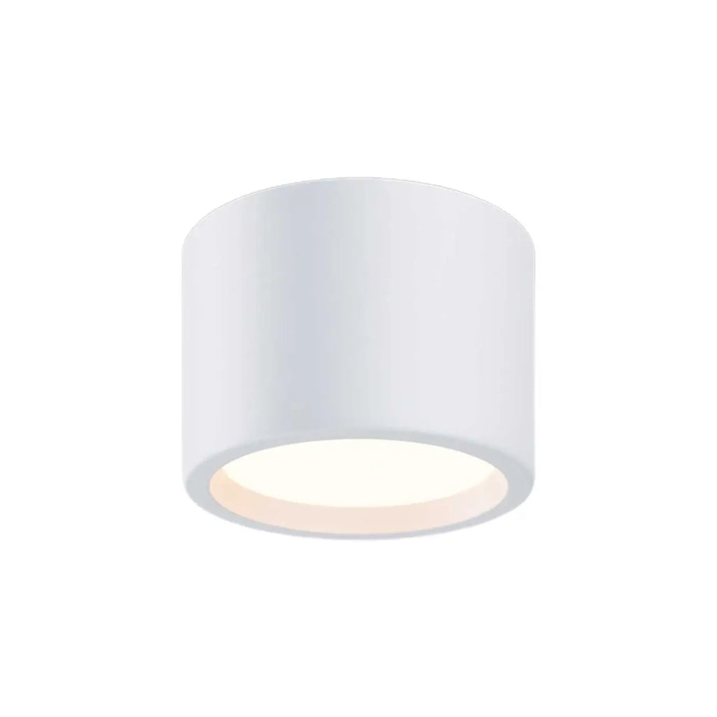 Spot LED en saillie disque IP44 en aluminium, deux tailles