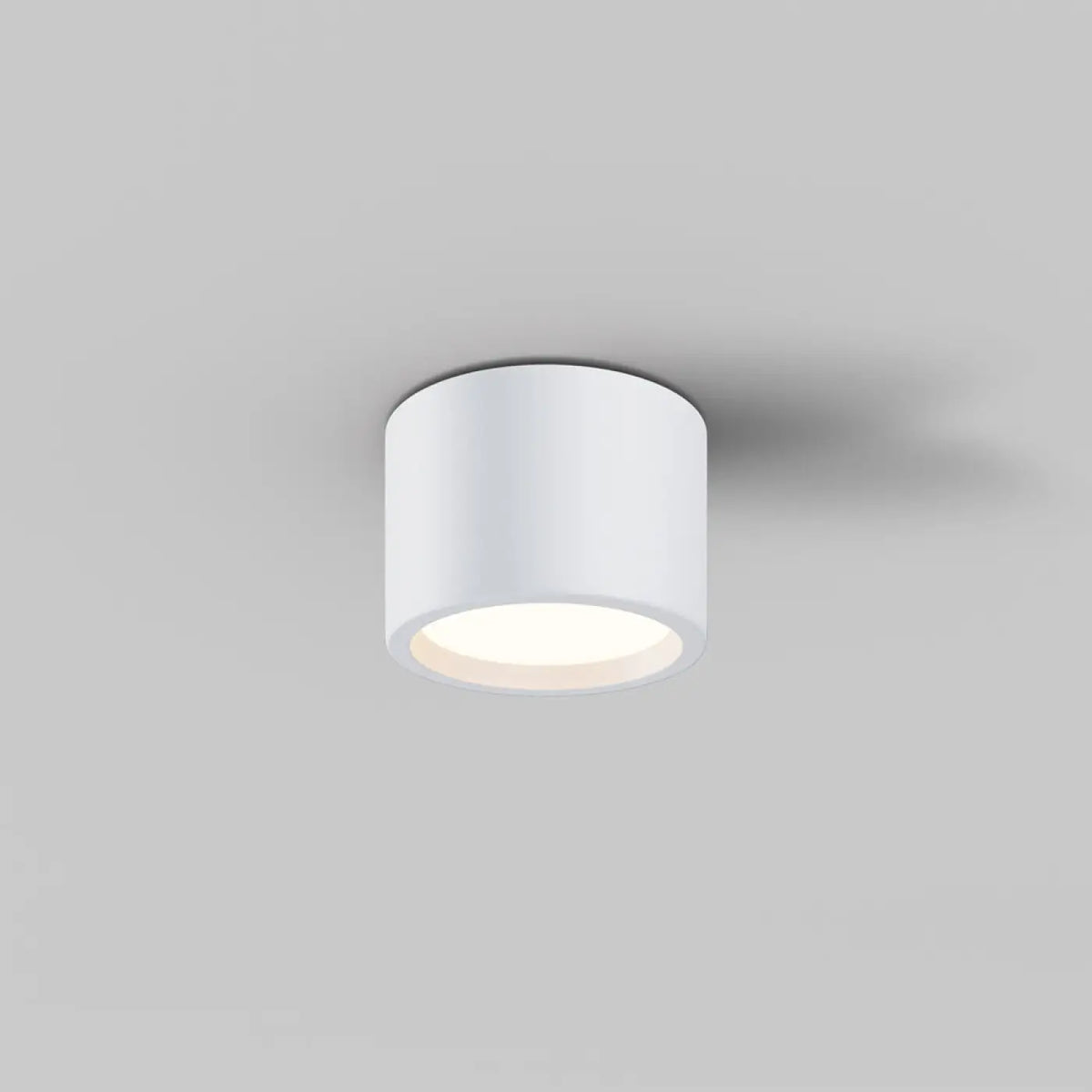 Spot LED en saillie disque IP44 en aluminium, deux tailles