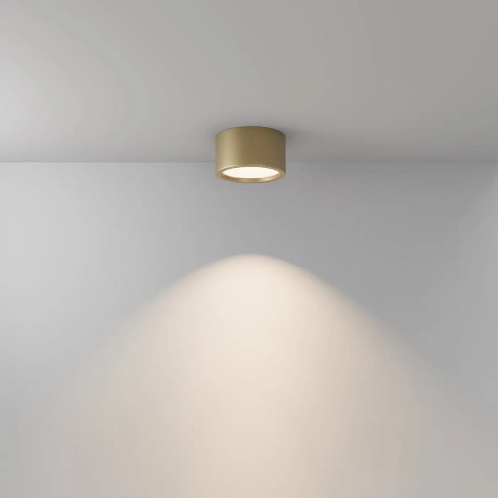 Spot LED en saillie disque IP44 en aluminium, deux tailles