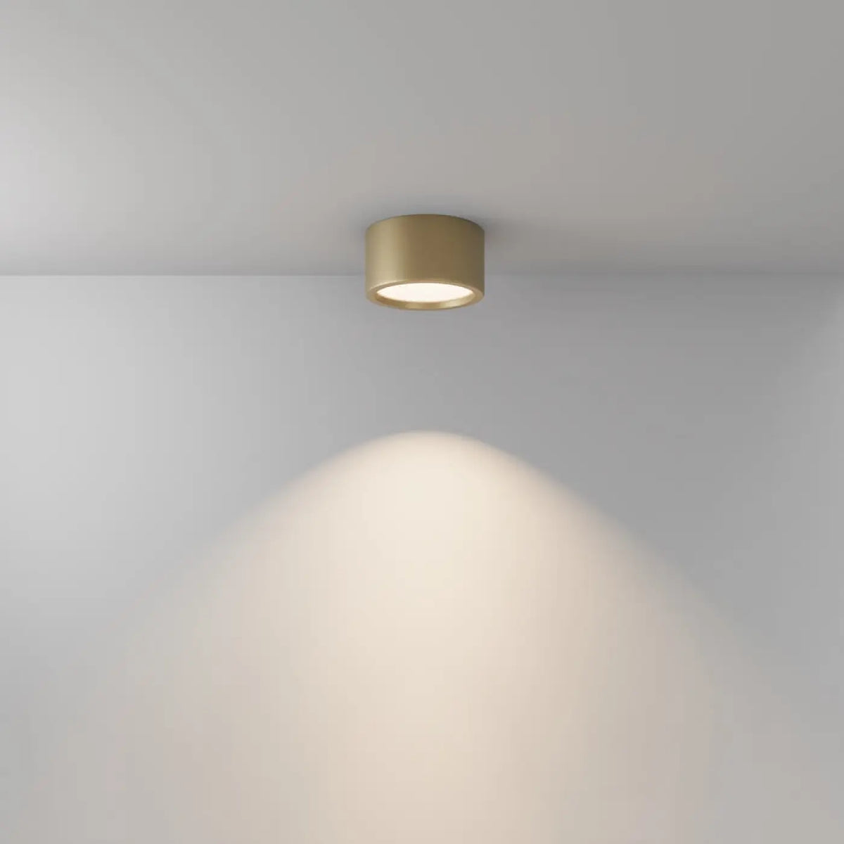 Spot LED en saillie disque IP44 en aluminium, deux tailles