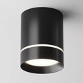 Spot en saillie LED cylindre en acier, 9 W, noir ou blanc, noir