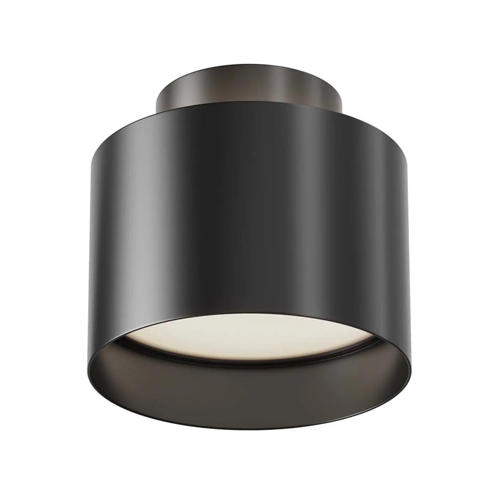Spot LED en saillie large cylindre en acier, deux tailles