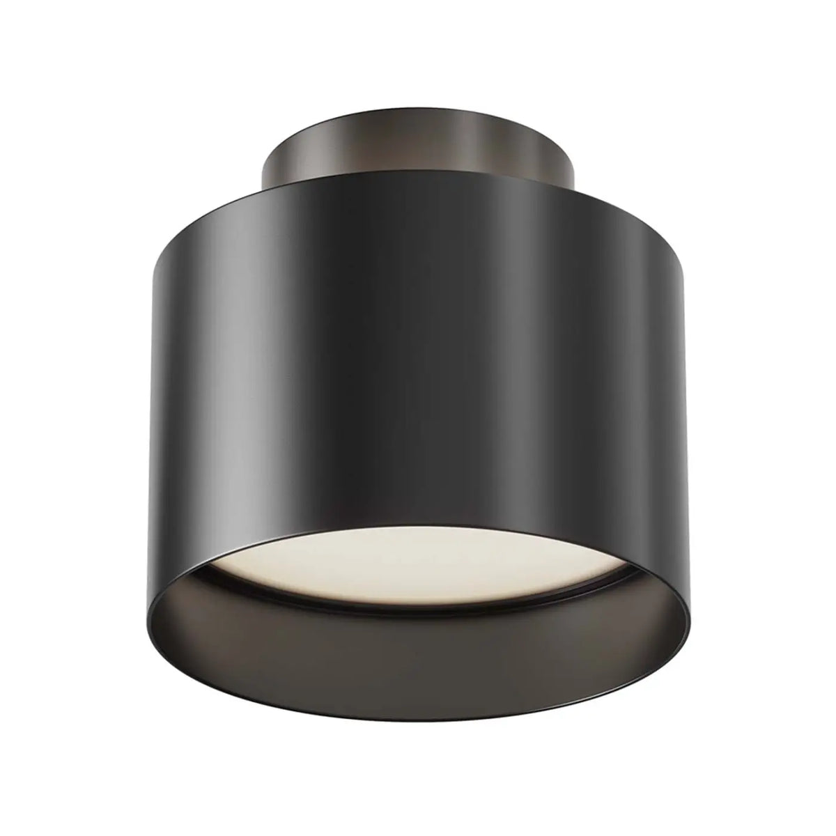 Spot LED en saillie large cylindre en acier, deux tailles