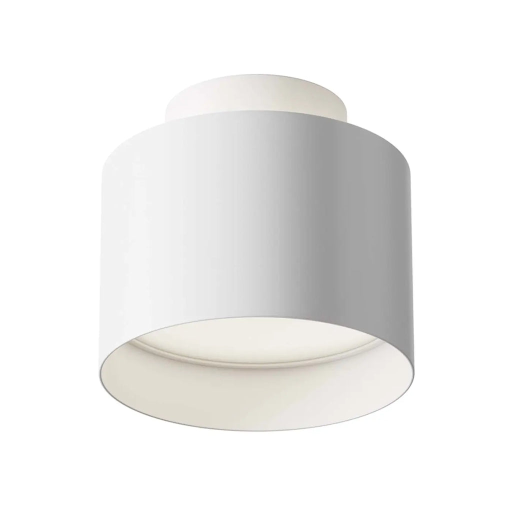 Spot LED en saillie large cylindre en acier, deux tailles