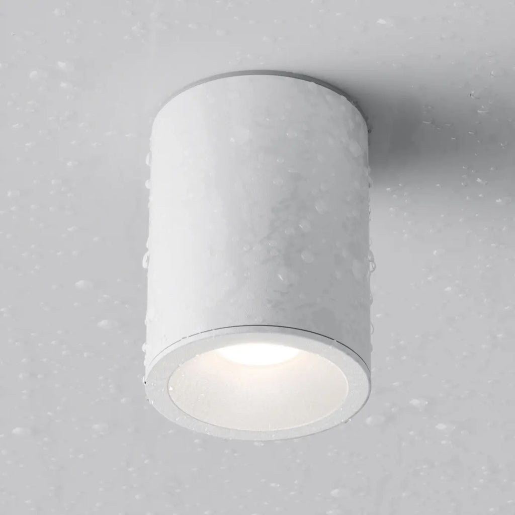 Spot en saillie cylindre IP54 en acier, 65 ou 85 mm, GU10