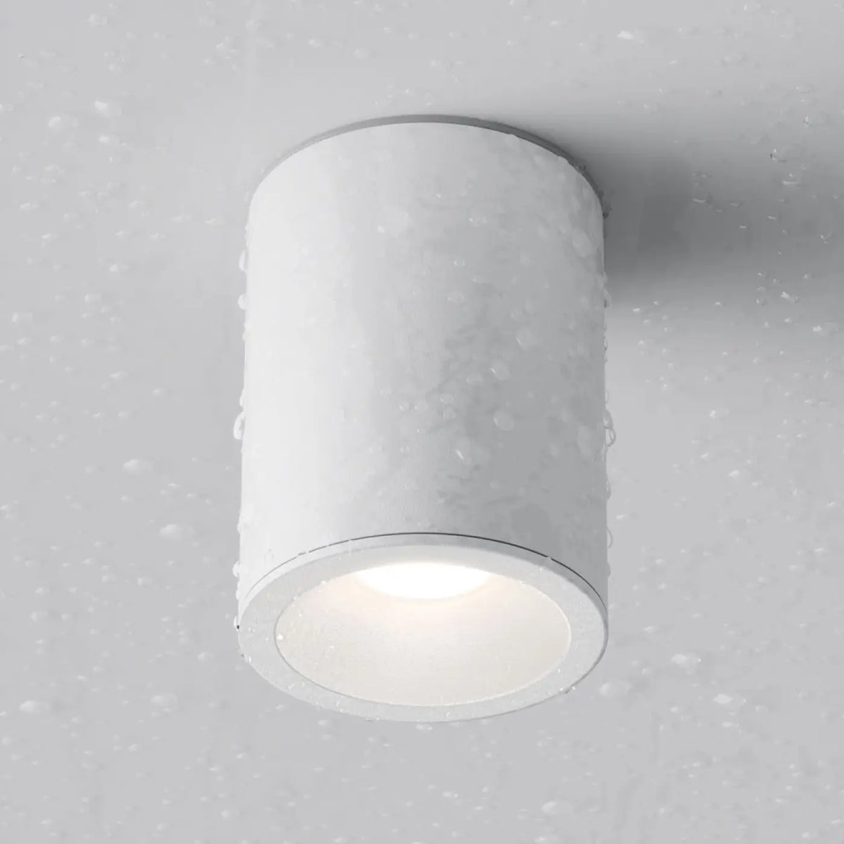 Spot en saillie cylindre IP54 en acier, 65 ou 85 mm, GU10