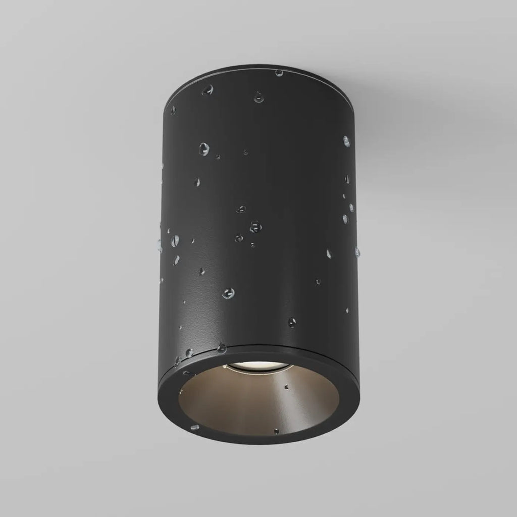 Spot en saillie cylindre IP54 en acier, 65 ou 85 mm, GU10