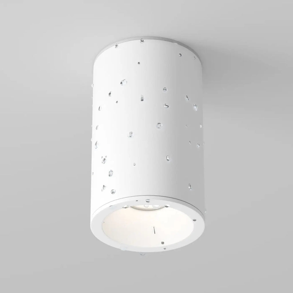 Spot en saillie cylindre IP54 en acier, 65 ou 85 mm, GU10