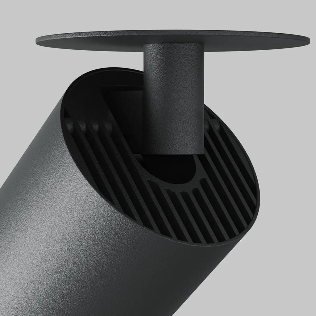 Spot LED semi-encastré orientable, cylindre en acier 12 W