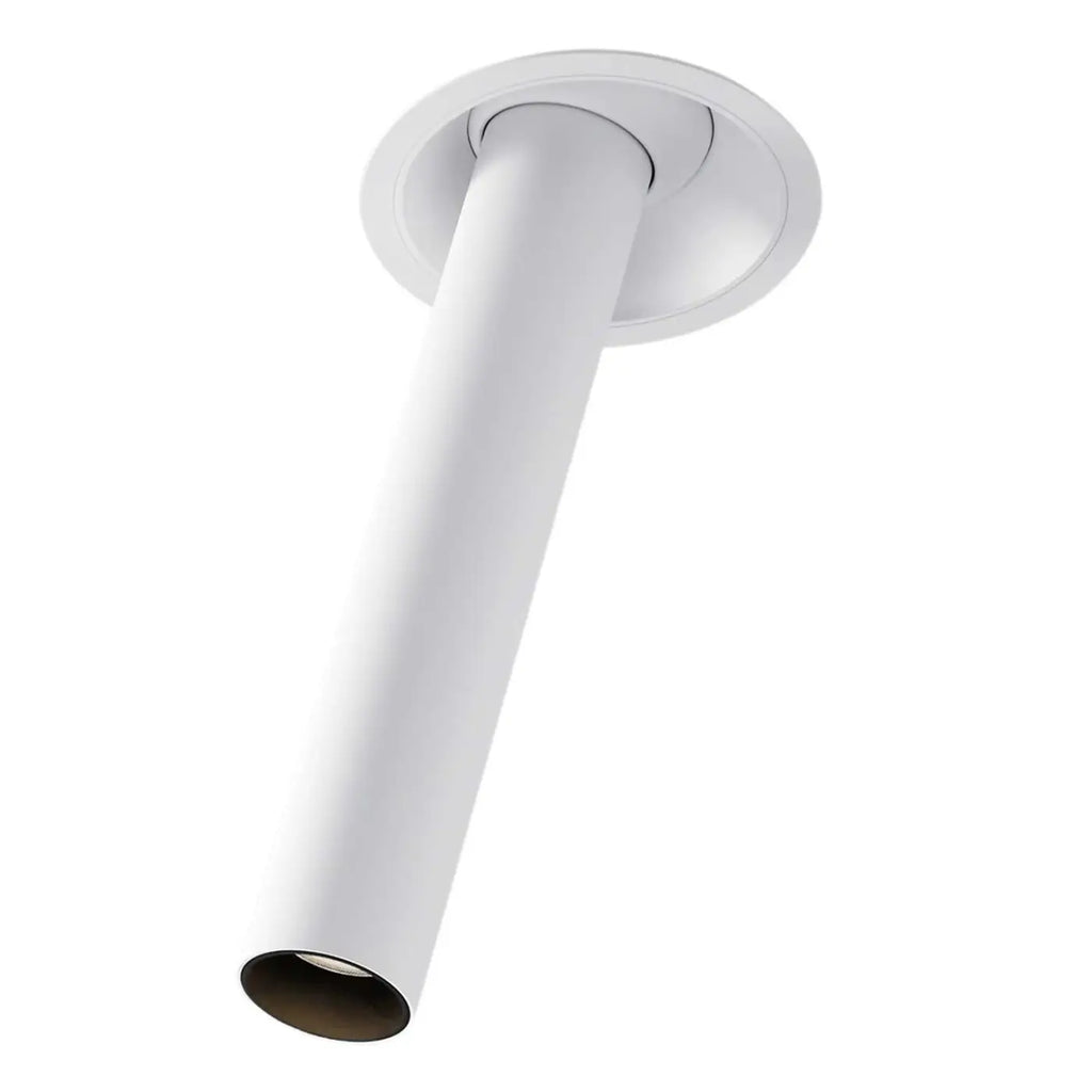 Spot semi-encastré LED à tube fin orientable, aluminium
