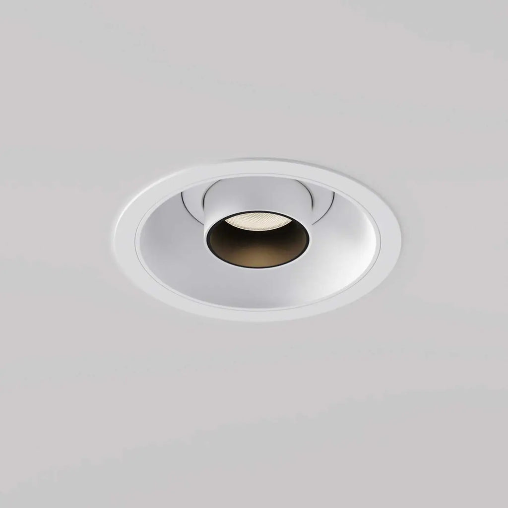 Spot semi-encastré LED à tube fin orientable, aluminium