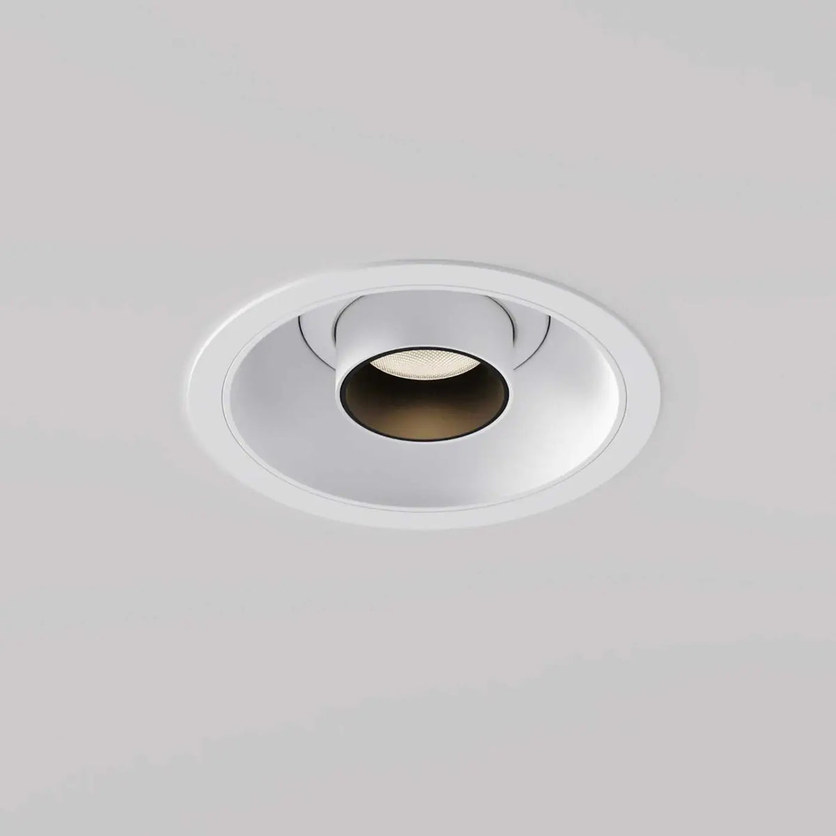 Spot semi-encastré LED à tube fin orientable, aluminium