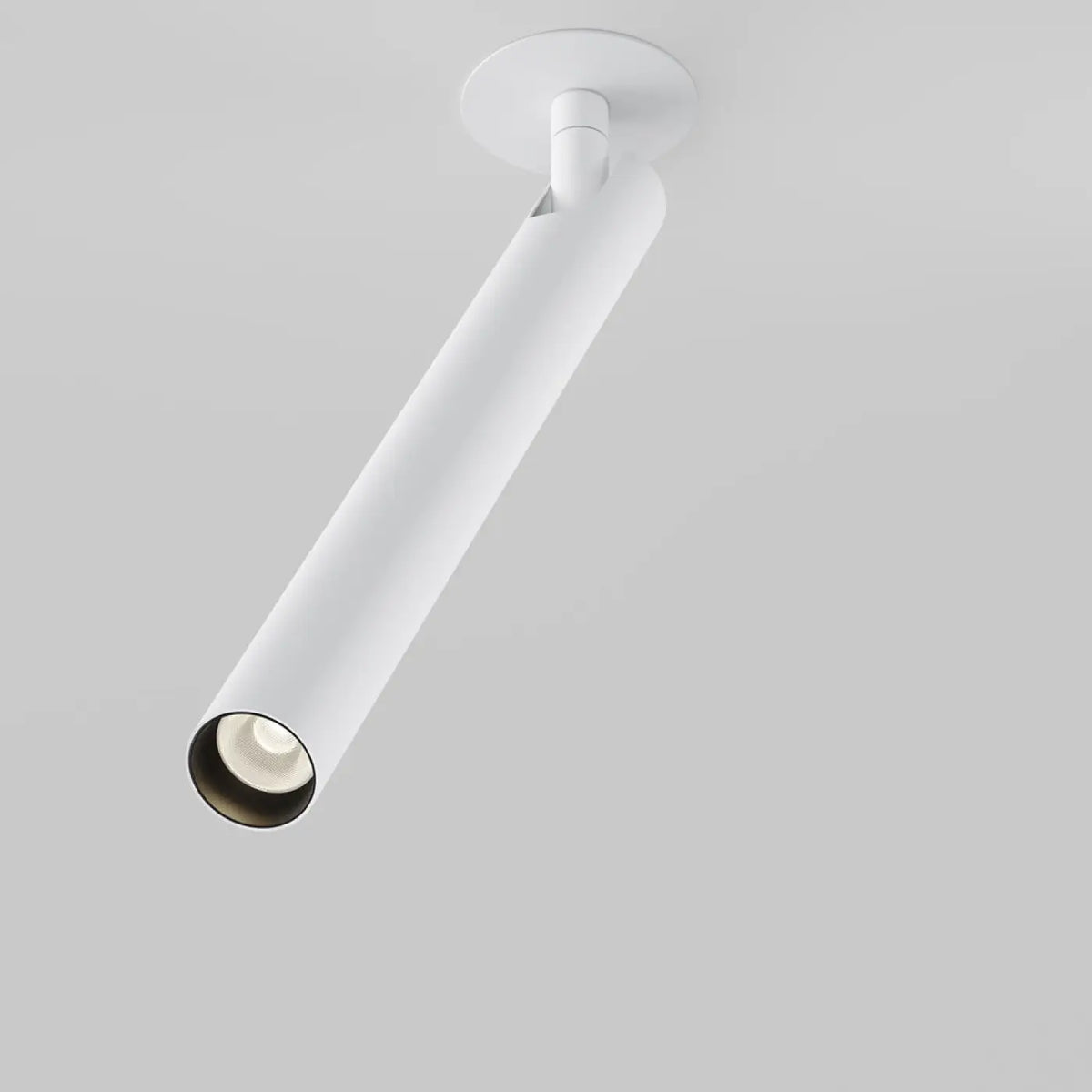 Spot LED semi-encastrable tube fin de 3 cm, 15 ou 32,5 cm, blanc