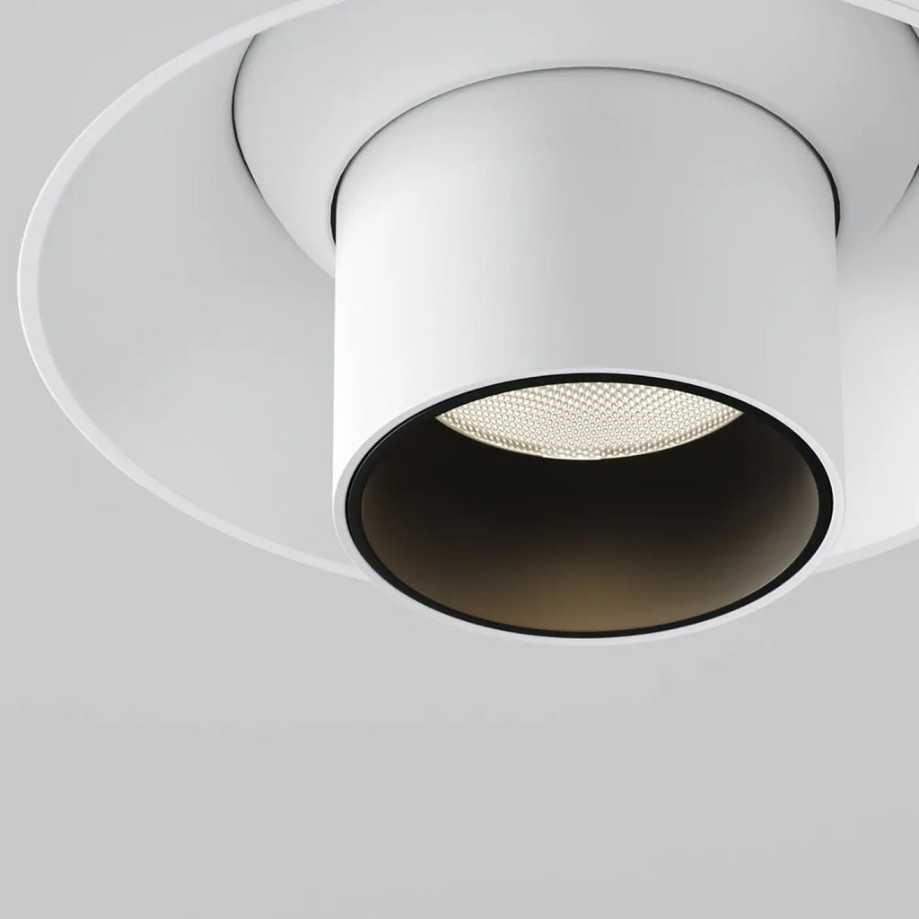 Spot LED tube orientable sans collerette, aluminium, 7 W