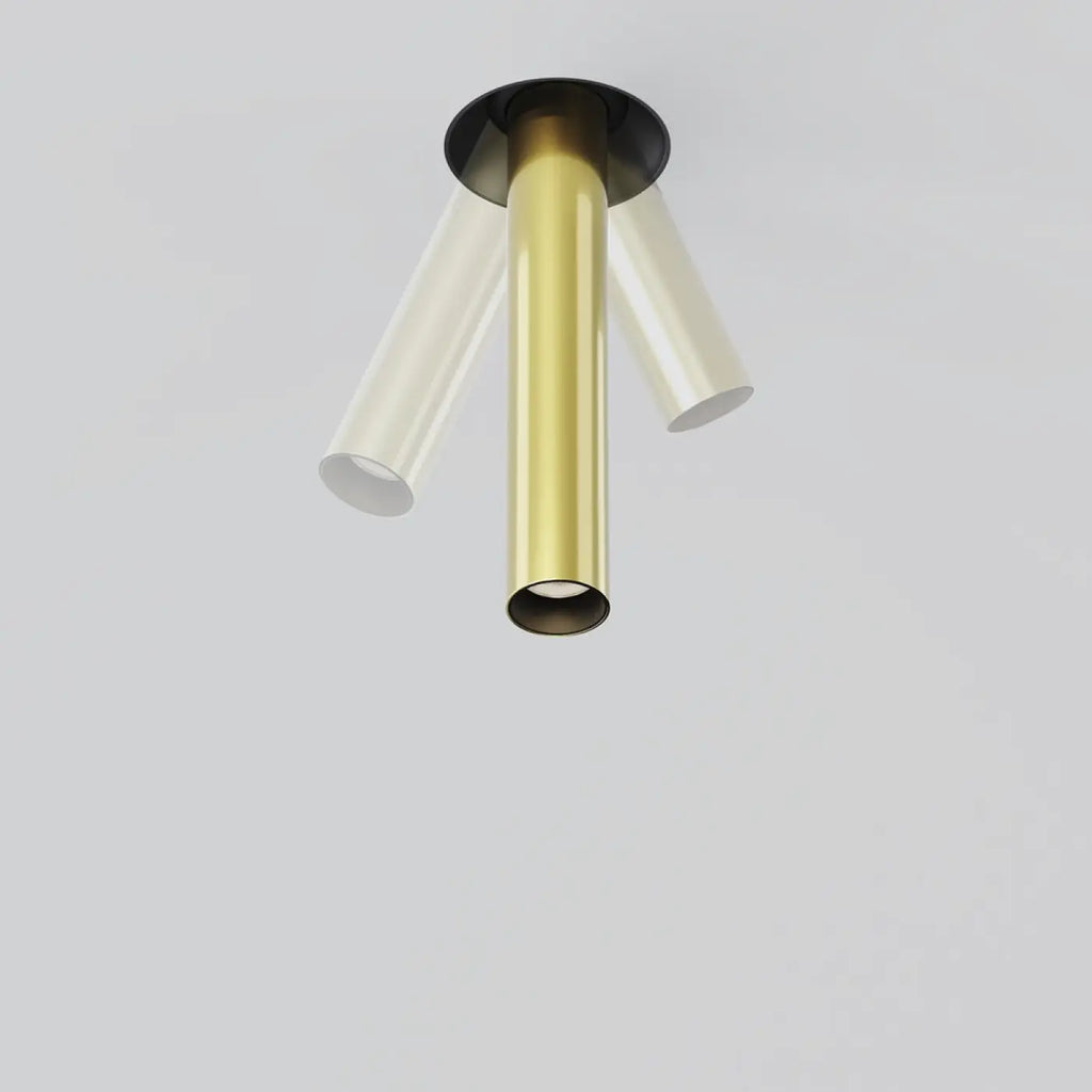 Spot LED tube orientable sans collerette, aluminium, 7 W