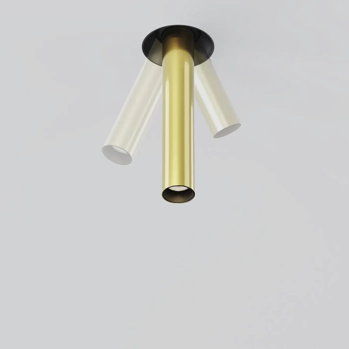 Spot LED tube orientable sans collerette, aluminium, 7 W