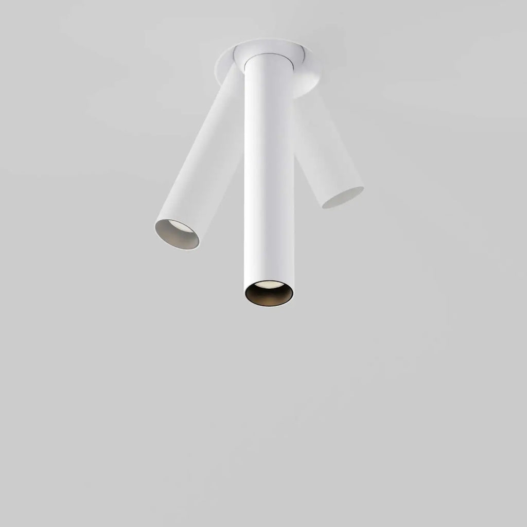 Spot LED tube orientable sans collerette, aluminium, 7 W