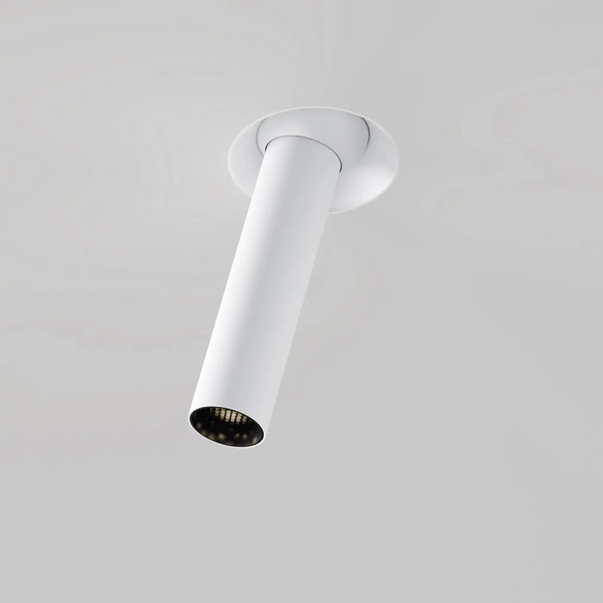 Spot LED tube orientable sans collerette, aluminium, 7 W