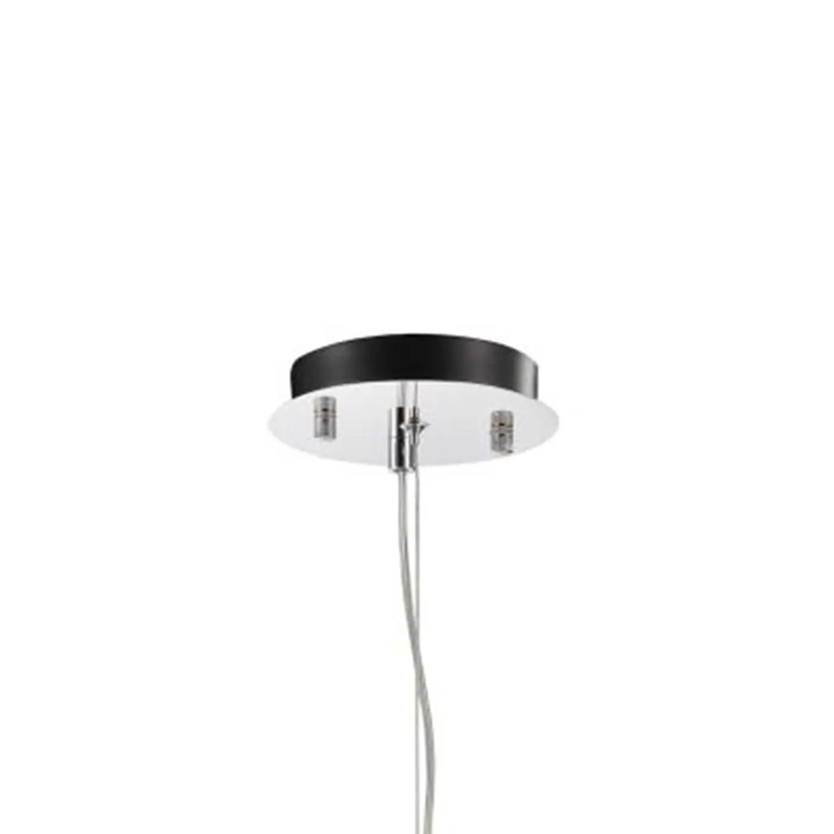 Suspension grappe de 8 globes en verre teinté, 50 cm