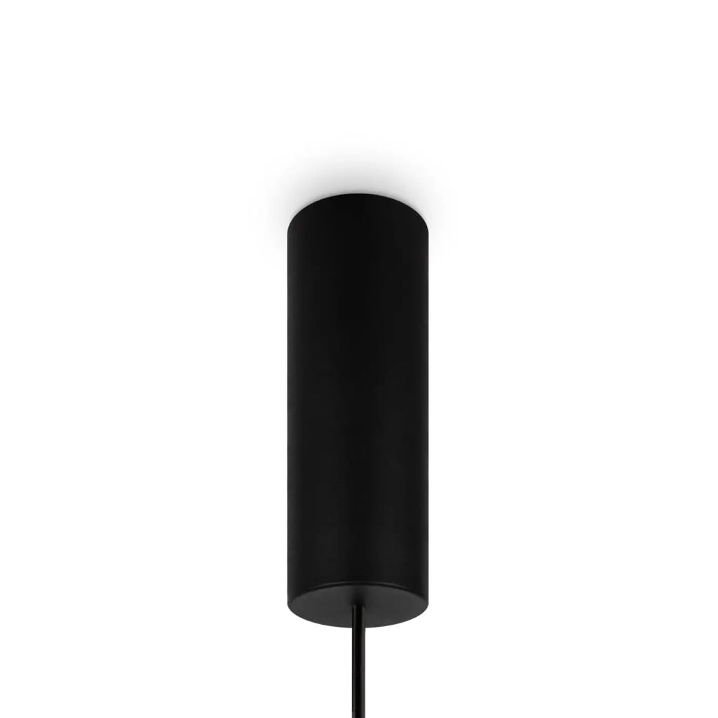 Suspension LED en verre transparent ou fumé, trois formes au choix