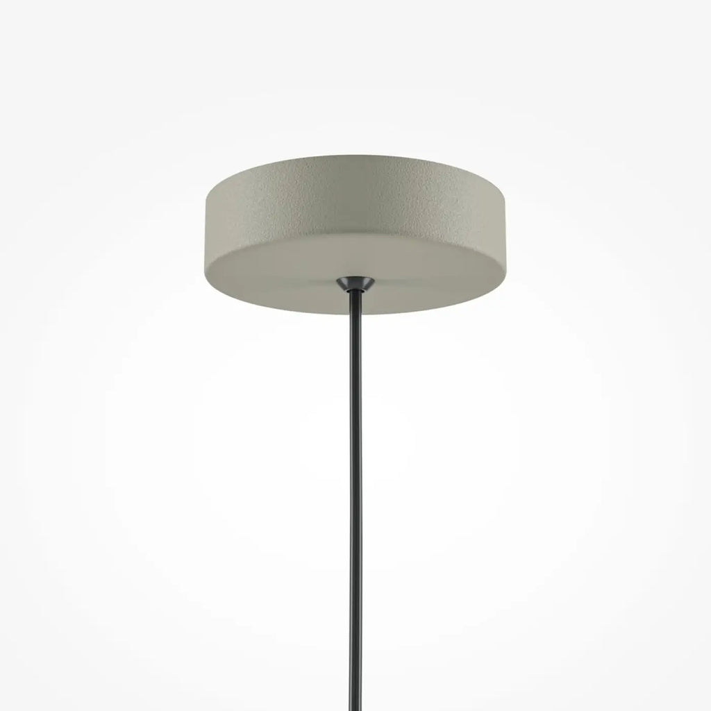 Suspension coupole en métal mat de 35 cm, quatre coloris
