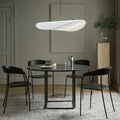 Suspension blanche scandinave, trois tailles S, M et L