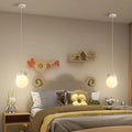 Suspension boules LED à motif animal pour chambre d'enfant