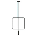 Suspension cadre en acier noir à tubes ovales GU10, 1 ou 2