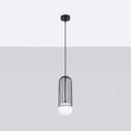 Suspension cage fine en acier, noir ou blanc, 1 ou 3 sources, noir