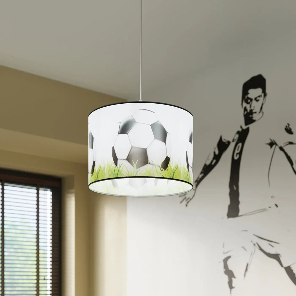 Suspension chambre d'enfant à ballons de foot, 30 ou 40 cm