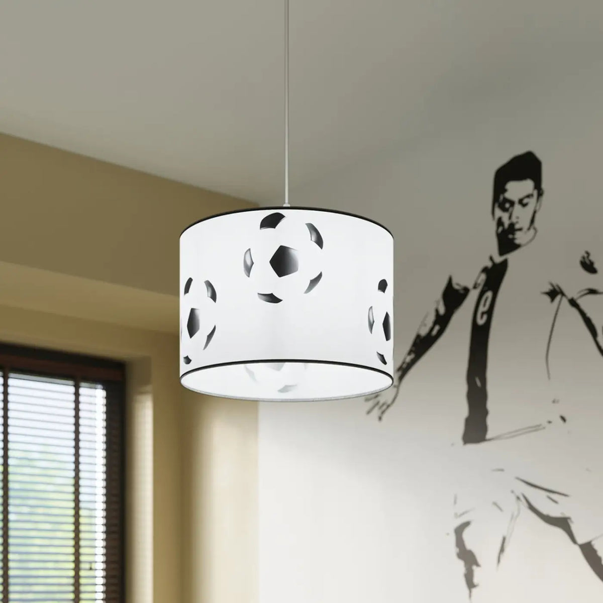 Suspension chambre d'enfant à ballons de foot, 30 ou 40 cm