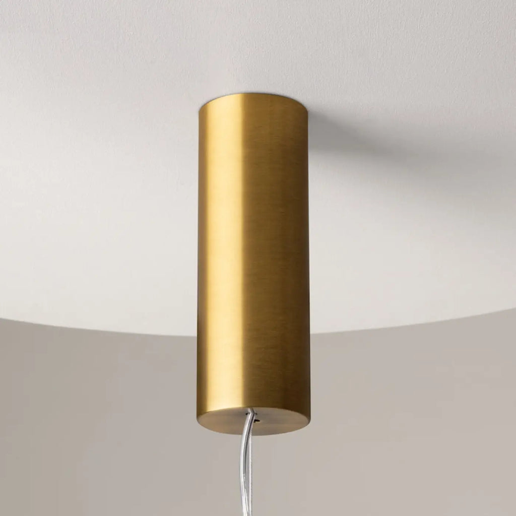 Suspension LED linéaire en verre rayé de 98 cm, noir ou doré