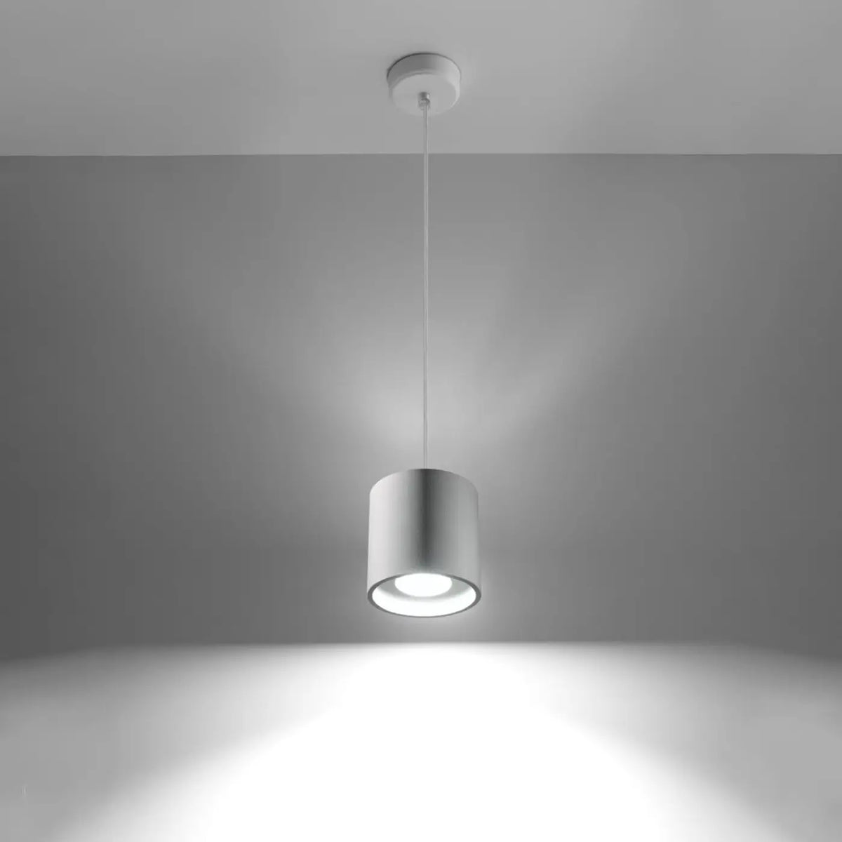 Petite suspension cylindre en aluminium, 10 cm, spot GU10