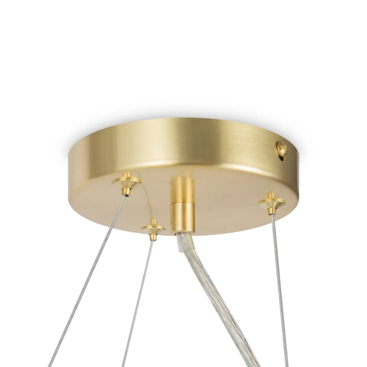 Lustre couronne à onze globes en verre, 67 cm, quatre coloris